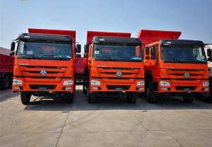 China ZZ3257N3647A 6X4 371HP U - Shape Heavy Duty Tipper Trucks With Middle Lifting System on sale