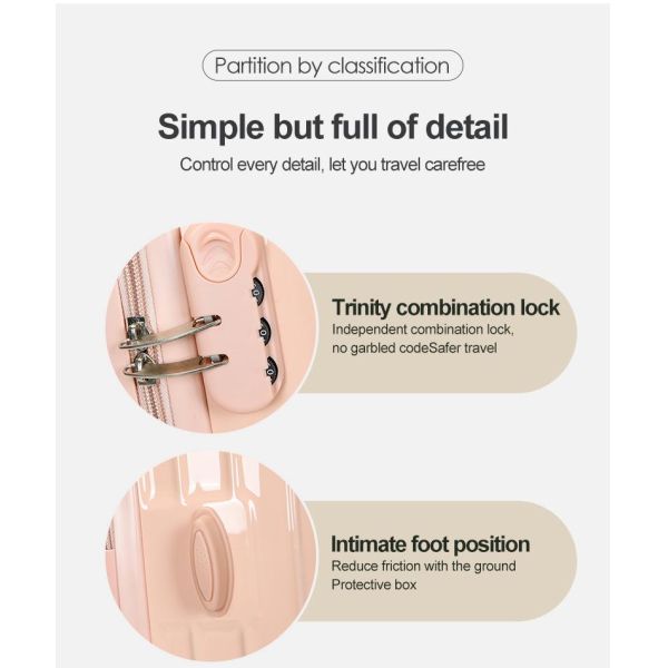 Upgrade Your Travel Gear with our ABS PC Aluminum Suitcase Available in Multiple Colors and Sizes