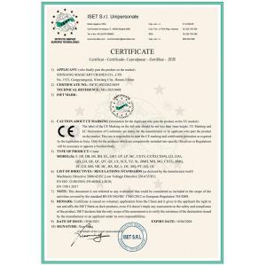 Xinxiang Magicart Cranes Co., LTD Certifications