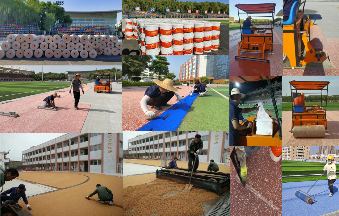 Color Full Playground Safety Flooring Odorless Rubber Granules Wear Resistant EPDM Granules