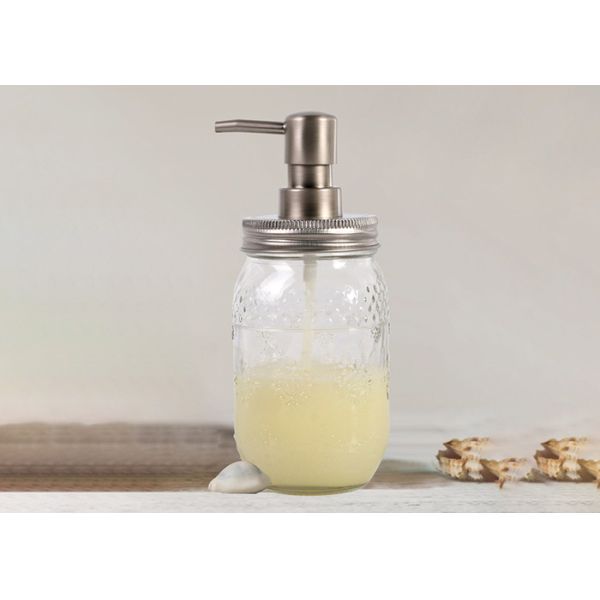 Plastic Pump Empty Glass Jars / Empty Shampoo And Conditioner Bottles SGS