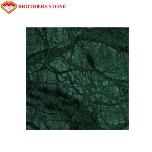 China Indian Emerald Green Marble Stone Tile , Green Granite Slabs For Hotel on sale
