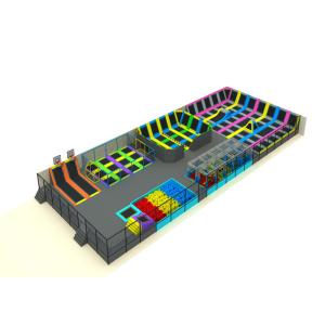 Quality Residential Open Area Kids Trampoline Park Environmental Protection KP161213-C for sale