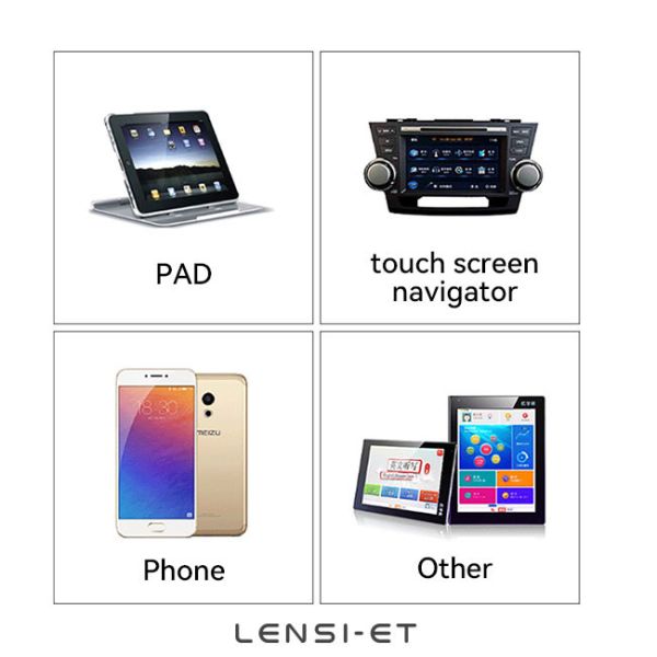 Smoothly Universal Stylus Pencil Aluminum / Silicone Touch Screen Stylus Pen