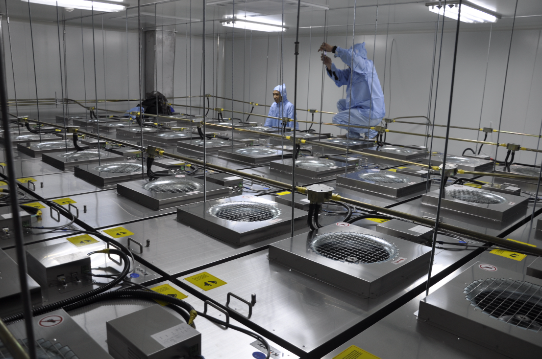 Standard Modular Cleanroom FFU Unit 99.99% With HEPA Filtration