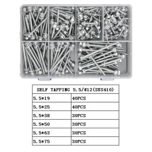Various Specifications Self Drilling Screws Packaged In Plastic