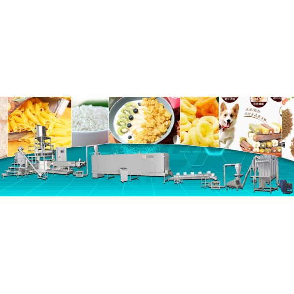 Fish Food Production Line Animal Feeding Equipment Siemens Motor Band