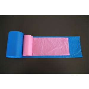 Plastic Medical Water Soluble Disposable , Red Dissolving Laundry Sacks