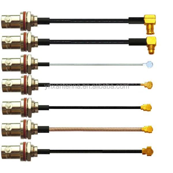 Insertion Loss 0.6DB RF Coaxial Cable Connector RG174 RG316 RG178 with RP-SMA Male to RP-SMA Female