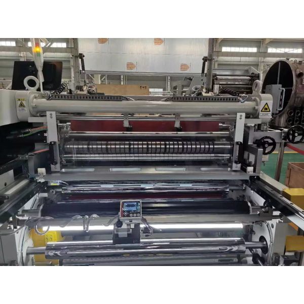 SGS 12um 380 Volt 50Hz Slitter Rewinder Machine , High Speed Slitter Machine