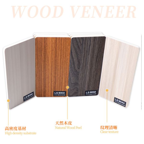 Indoor Decorative PVC Wall Panels Indoor Bamboo Charcoal Wood Grain Wall Panels