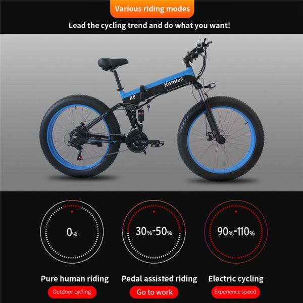 45km/H 26 Fat Tire Electric Bike , Shimano Geared Carbon Fiber E Bike