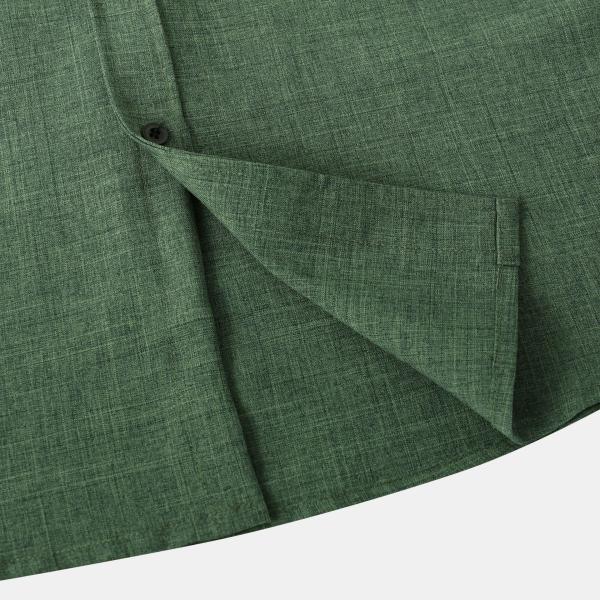 Summer Cotton Linen Men's Shirt Long Sleeve Large Size Color Plus Size DRESS SHIRTS