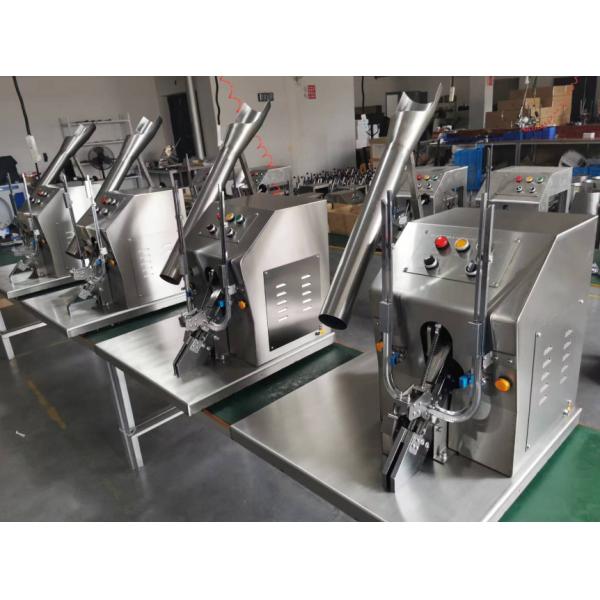 Powder Particle Shape Sausage Clipping Potato Clipper Packer Net Mesh Bag Packing Semi Automatic Fruit Packaging Machine