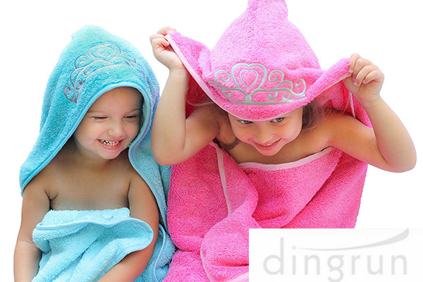 OEM Welcome Durable Hooded Poncho Beach Towels Skin Friendly Soft