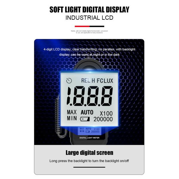 VICTOR 1010DL Digital Light Meter Lux meter 0~200000lux cheap light illuminance lux meter for LED