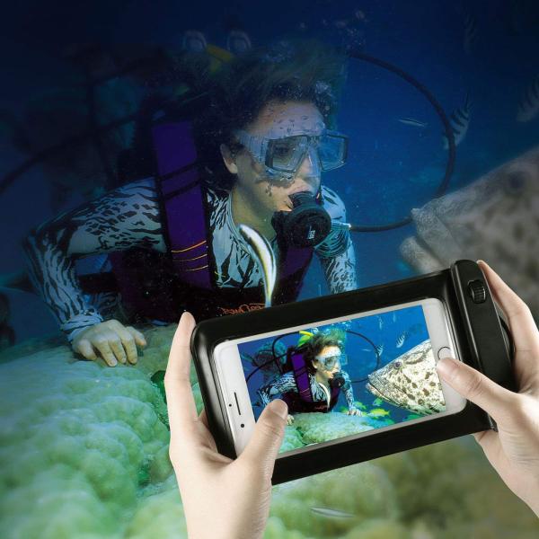 SGS 5 Meter 5.8" Plastic Cell Phone Water Pouch Touch Available