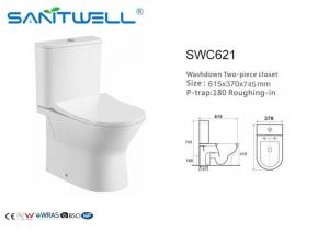 China Chaozhou New Design Round Shape Dual Flush Toilet  Universal Washdown Two Piece Sanitary Ware on sale