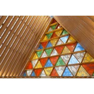 Quality Vitreous Enamelled Glass Coating Process Scratch Resistant Glass AAMA for sale