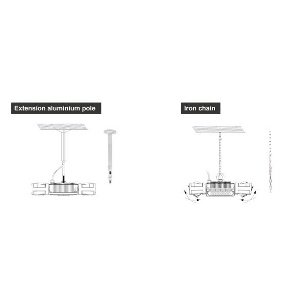 Commercial LED High Bay Light High Light Efficiency Warehouse Lighting 150LM/W 200W