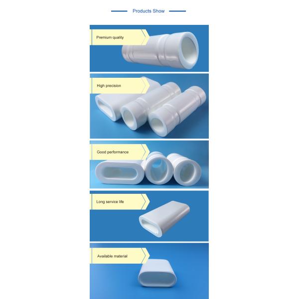 Cystom Shape Custom Ceramic Parts Glazing Treatment Laser Ceramic Cavity