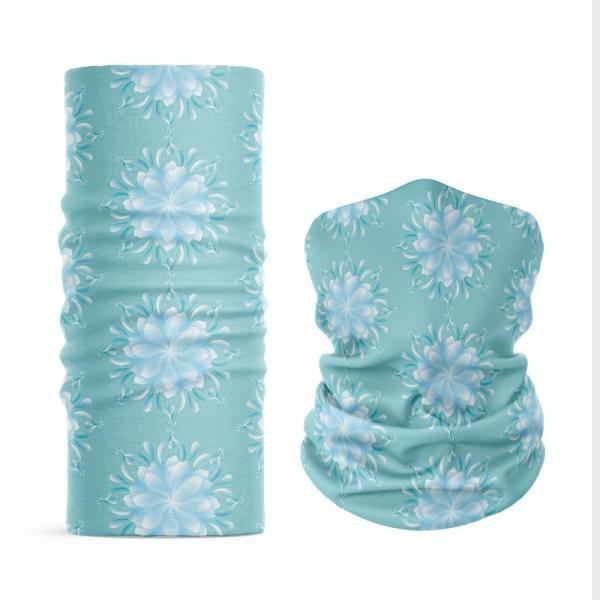 Plain Printed Solid Color Mujer Seamless Bandana Scarf