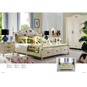Quality Shen Zhen Bedroom Furniture King Size French Bed for sale