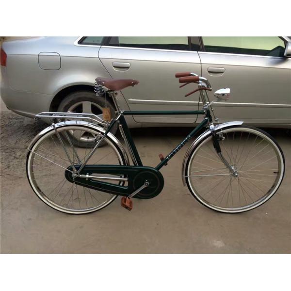 New brake colorful hi-ten steel 26/28 size elegant retro city bike for man with LED light