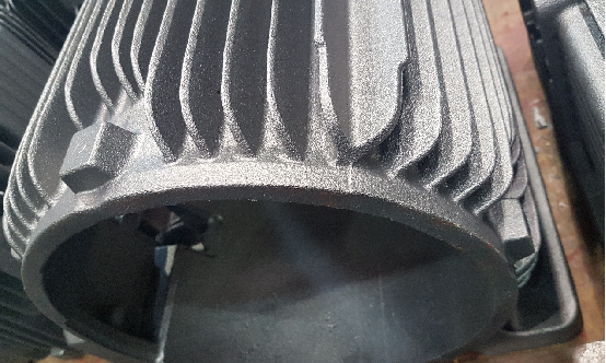 Robots Equipped With Tools Like Files For Deburring Aluminum Alloy Castings Such As Motor Housings And Fan Casings