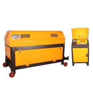 China Automatic Rebar Straightening Machine , Mini Steel Bar Straightener And Cutter on sale