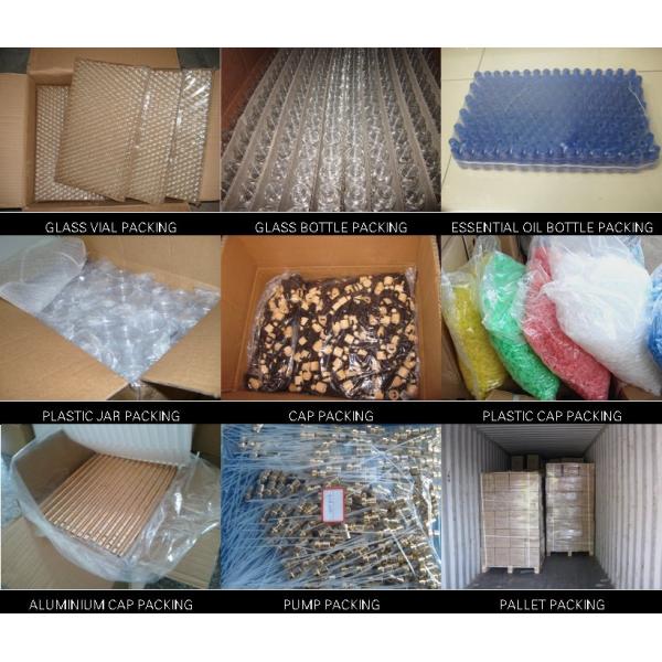 Frosted Skin Care Serum Toner Plastic Lotion Bottles Round Pump Glass Bottles 50ml