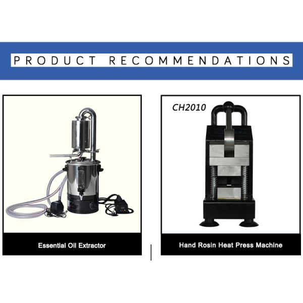 Essential Oil Extractor Distillation Vacuum Steam Stainless Steel 25L