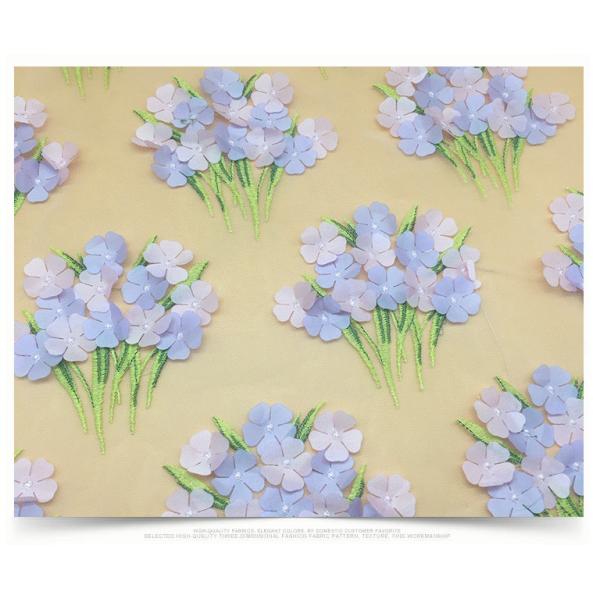 2018 Summer Newest Style Laser Embroidery Fabric 140cm wide for wedding dress