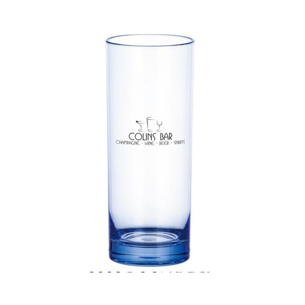 15oz SAN Plastic Hi Ball Glasses Drinking Cup Stain Resistant
