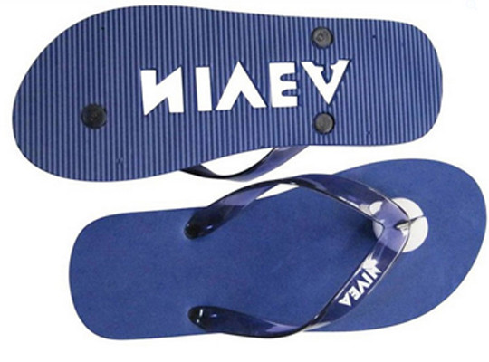 customed eva die cut and embossed slipper Womens Flip flop thongs slipers manufacturers