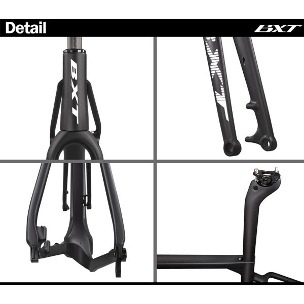 T1000 Carbon Fiber Track Frame BXT Carbon Fibre Gravel Bike Frame