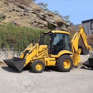 Quality 4×4 Compact Tractor Loader Backhoe Used In Construction Projects for sale