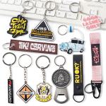 Custom Metal Enamel Keychain Engraving Key Chains Small Keychain Rings