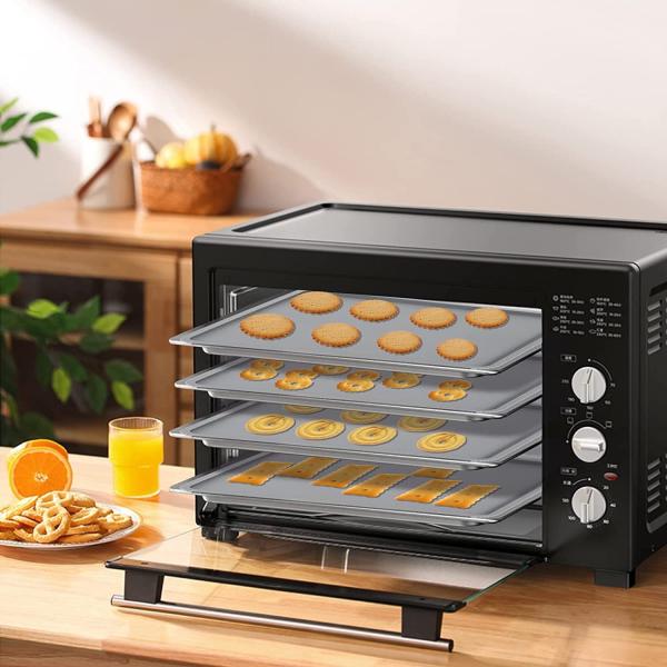 Non Stick Silicone Baking Tray Sheet Pan BPA Free For Brownie Cake