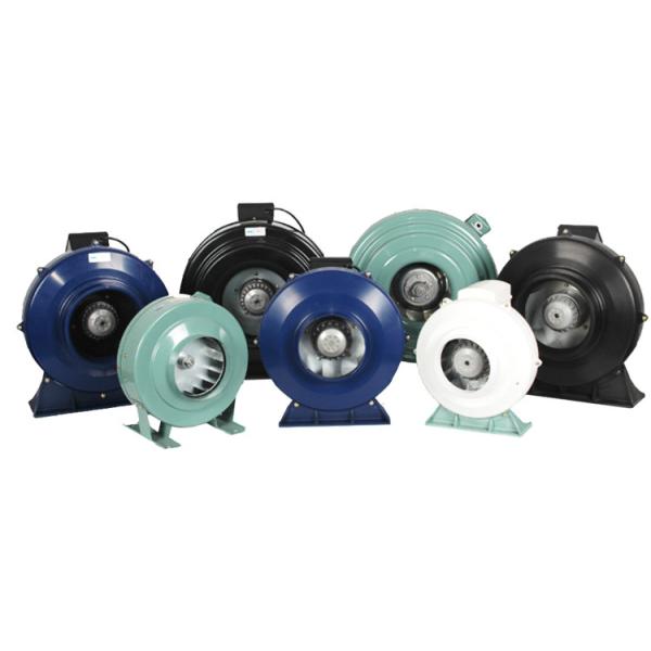 295w 12" Hydroponics Fan Stainless Steel Mixed Flow Ducted Fan Motor