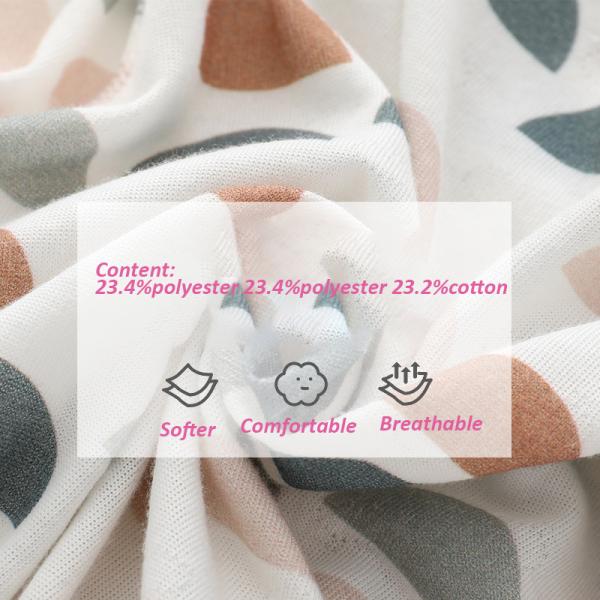 In Stock 2023 Newborn Printing bamboo Baby Romper Custom Unisex Baby Bodysuits