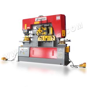 Quality overseas service Combined punching and shearing machine hydraulic ironworker for sale