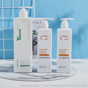 Quality Personal Care 280ml Square HDPE Shampoo Plastic Bottle for sale