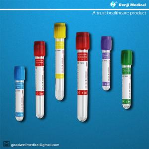 Quality 13x100mm Disposable Vacuum Blood Collection Tube CE Certification for sale