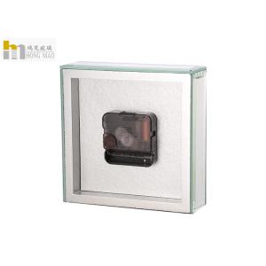 Silver Mirrored Desk Clock With Small Rhinestone Scratch Resistant