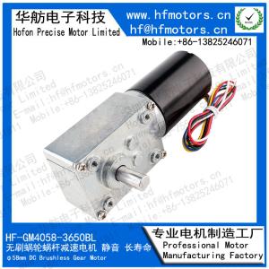 Quality 83RPM SelfLocking 24v Brushless Dc Motor GM4058-3650BL for sale