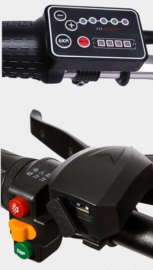 Lithium Battery 4.0 Fat Tire 500w Folding Electric Bike