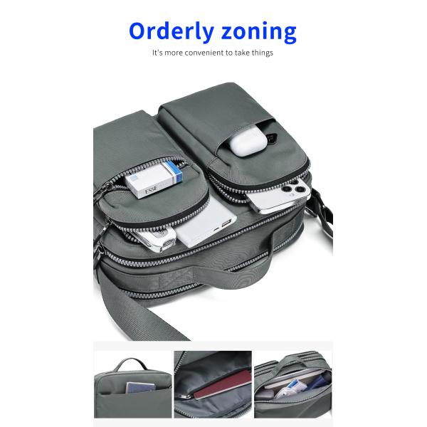 Factory wholesale custom large capacity casual hand bags crossbody bag for men sling messenger bags
