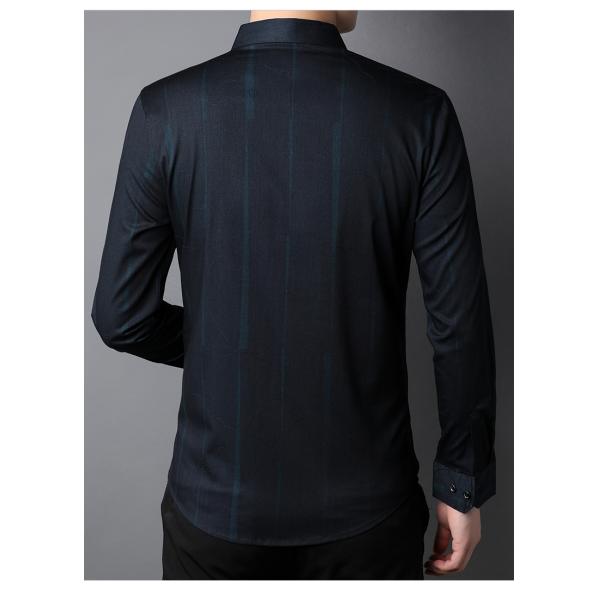 DRESS SHIRTS Custom Formal Shirt For Men Polyester Cotton Long-Sleeved Slim Casual Shirt