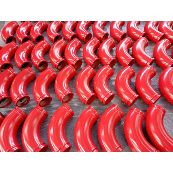Double Layer Alloy Concrete Pump Elbow For Putzmeister Zoomlion Schwing Concrete Truck Pumps